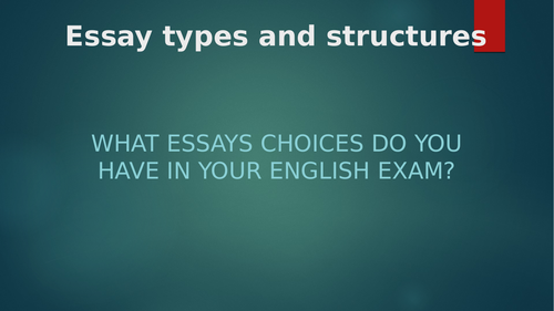Oxford AQA exam essay comparisons