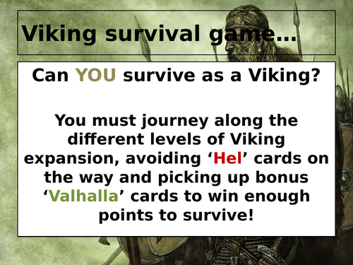 Vikings revision game