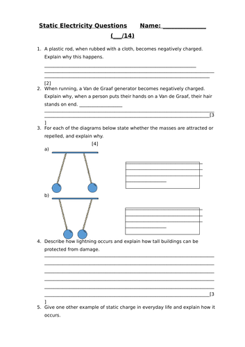 GCSE Static Electricity