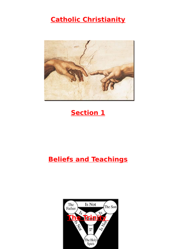 Edexcel GCSE RE Catholic Christianity Beliefs and Teachings Revision Notes