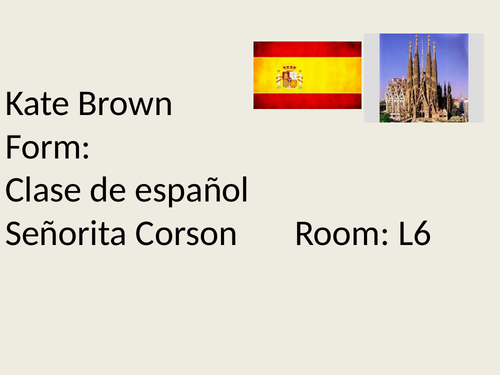 Year 7 Spanish Introductory Lesson