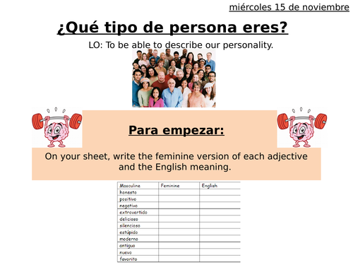 Viva 1 Module 1.2 - ¿Qué tipo de persona eres?