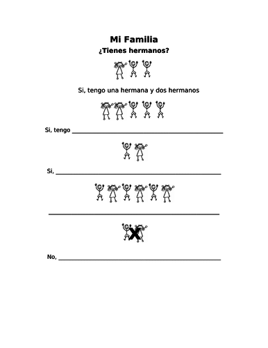 Viva 1 Module 1.3 - ¿Tienes hermanos?