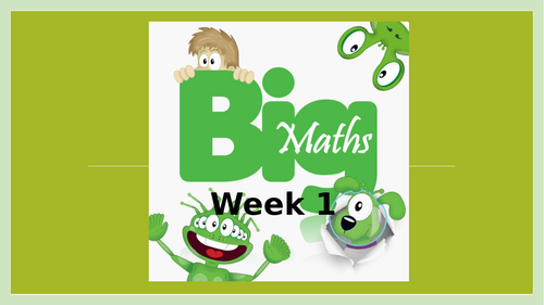 Big Maths CLIC Powerpoint - Year 3 Summer 2