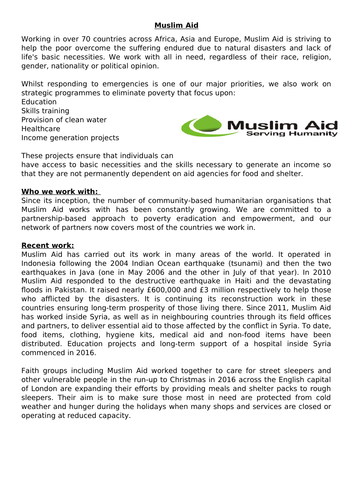 MUSLIM AID