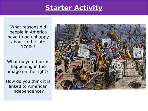 The Boston Tea Party