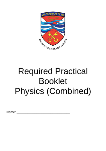 Combined Physics AQA Required Practical Booklet