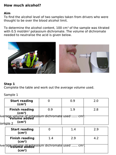 Titrations