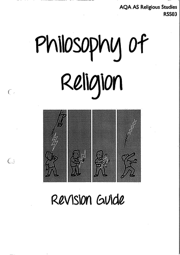 AQA Philosophy of Religion Revision Guide