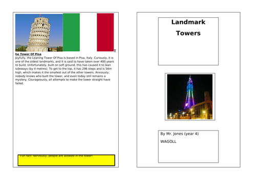 Landmarks Leaflet (year 4)