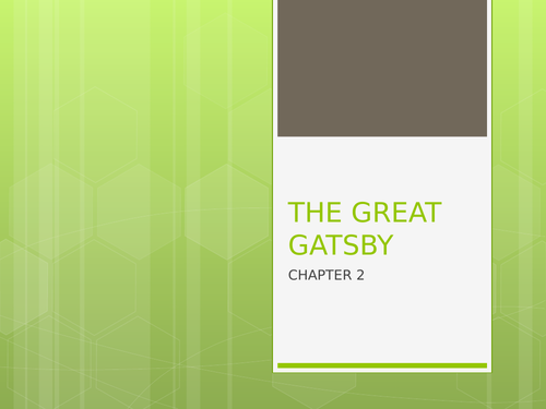 The Great Gatsby