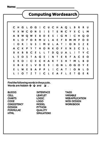 Computing Wordsearch