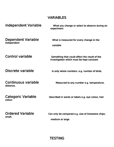 how science works keywords