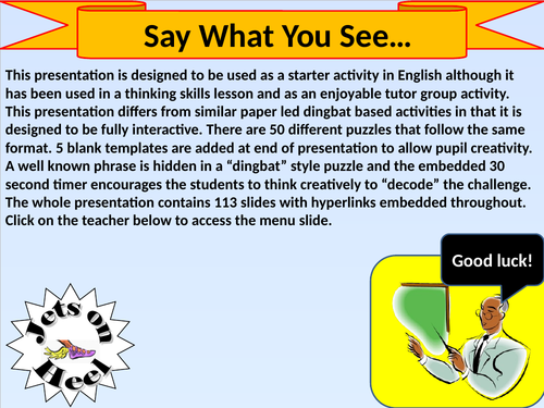 Say What You See, A language decoding  challenge
