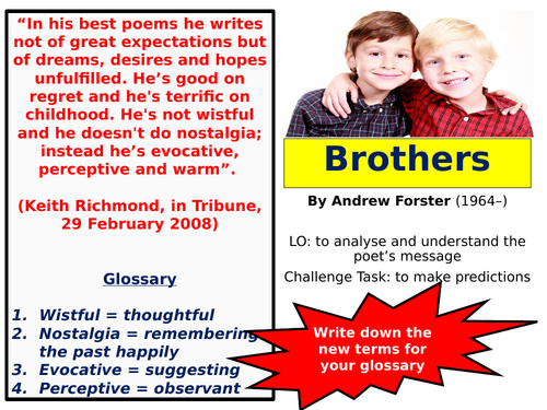 Unseen Poem - Brothers