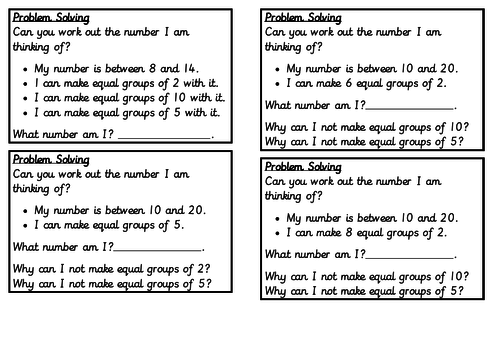 Making equal groups by grouping, Summer Block 1, Year 1