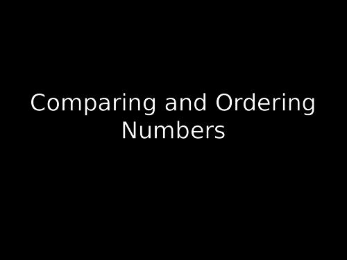 Ordering numbers