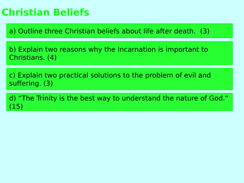 Edexcel Religious Studies B: Christianity paper mock exam with answers