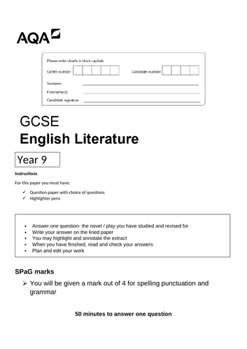 The Woman in Black- extract + exam question | Teaching Resources