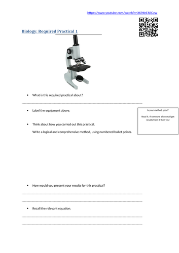 AQA Science Required Practical Revision