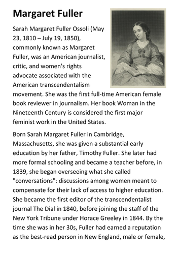 Margaret Fuller Handout