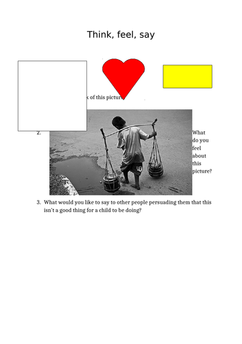 Making inferences using pictures writing task