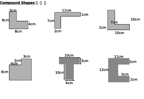Compound Shapes (rectangular)