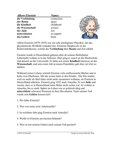 Albert Einstein Biografie - German Biography