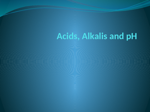 Acid, Alkali and pH