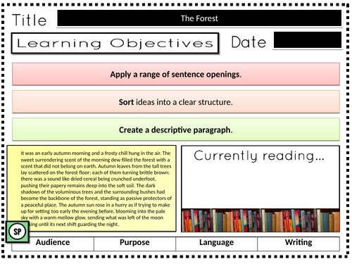 Descriptive Writing Revision: 'A Forest'