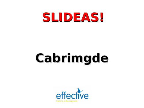 Slideas: Cabrimgde