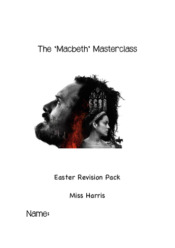 'Macbeth' Masterclass Revision Booklet