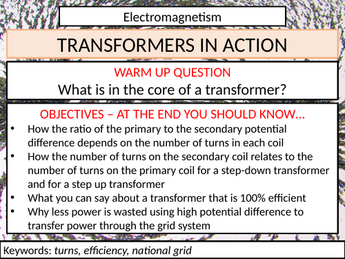 Transformers in Action Whole Lesson