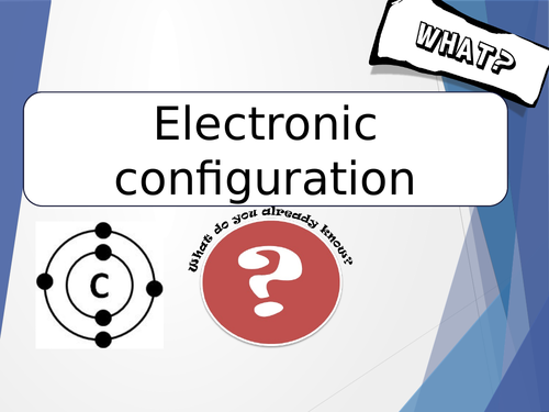 Electron configuration Edexcel