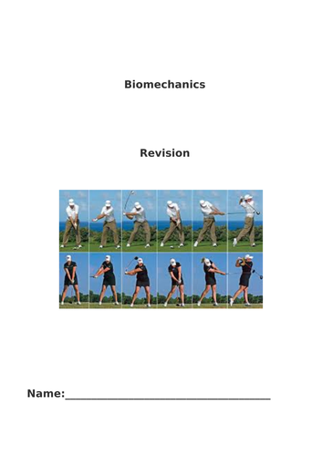 AQA GCSE PE Biomechamics Revision