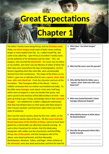 Great Expectations - Close Study of a Passage