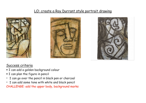 Roy Durrant Abstract Figure Drawing