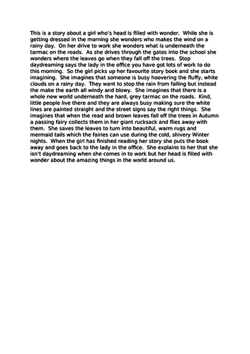 The Wonder Year two 8 day English plan