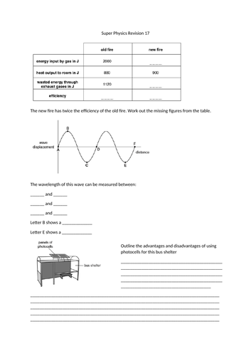 Physics AQA 9-1 Revision No17