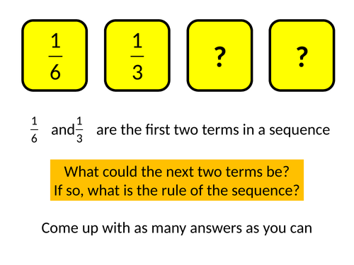 Sequences puzzle