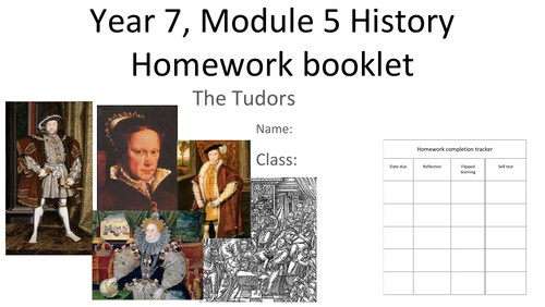 THE TUDORS HOMEWORK UNIT