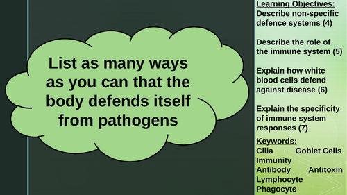 Disease - Human Defense System