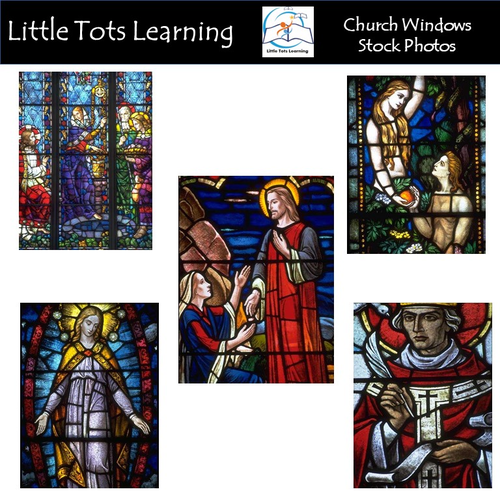 Church Stained Glass Windows - Personal or Commercial Use