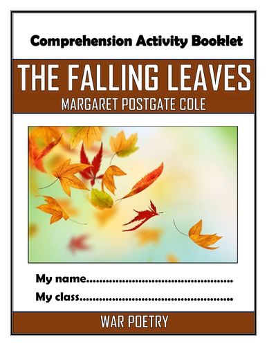 The Falling Leaves - Comprehension Activities Booklet!