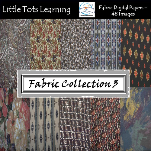 Fabric Digital Papers - Fabric Pattern - Commercial Use