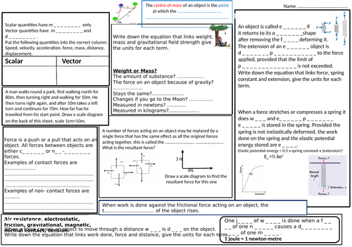 AQA Trilogy  Force revision part 1