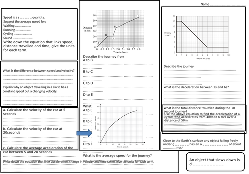 AQA Trilogy Forces revision 2 and 3