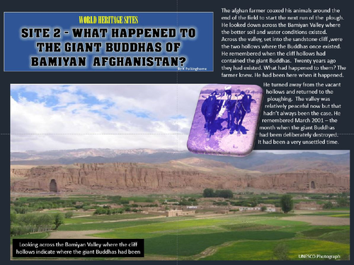 WORLD HERITAGE SITE - WHAT HAPPENED TO THE 2 GIANT BUDDHAS OF AFGHANISTAN?