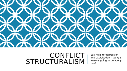 Conflict Structuralism