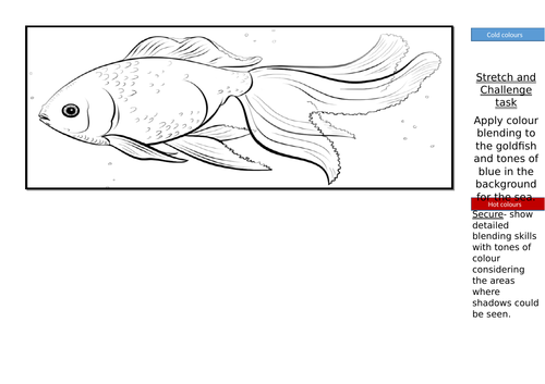 Colour blending 'quick activity'